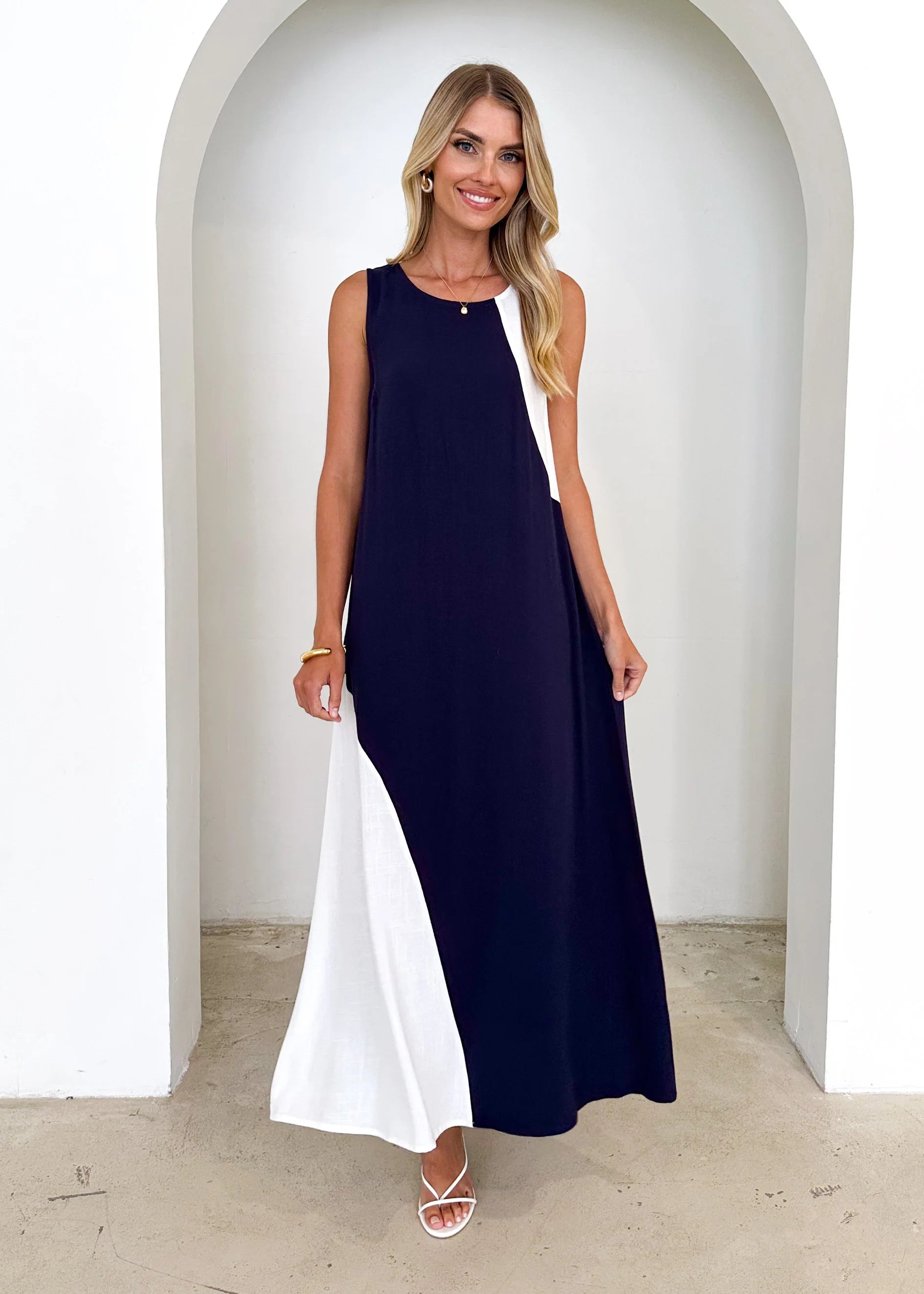 Pollyanna Maxi Dress - Navy