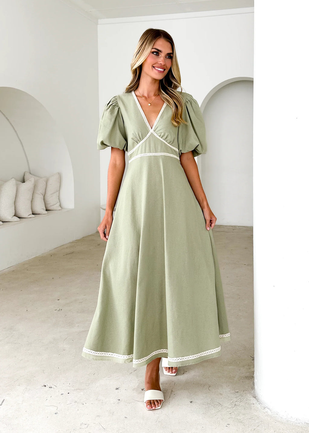 Ellodie Maxi Dress - Sage