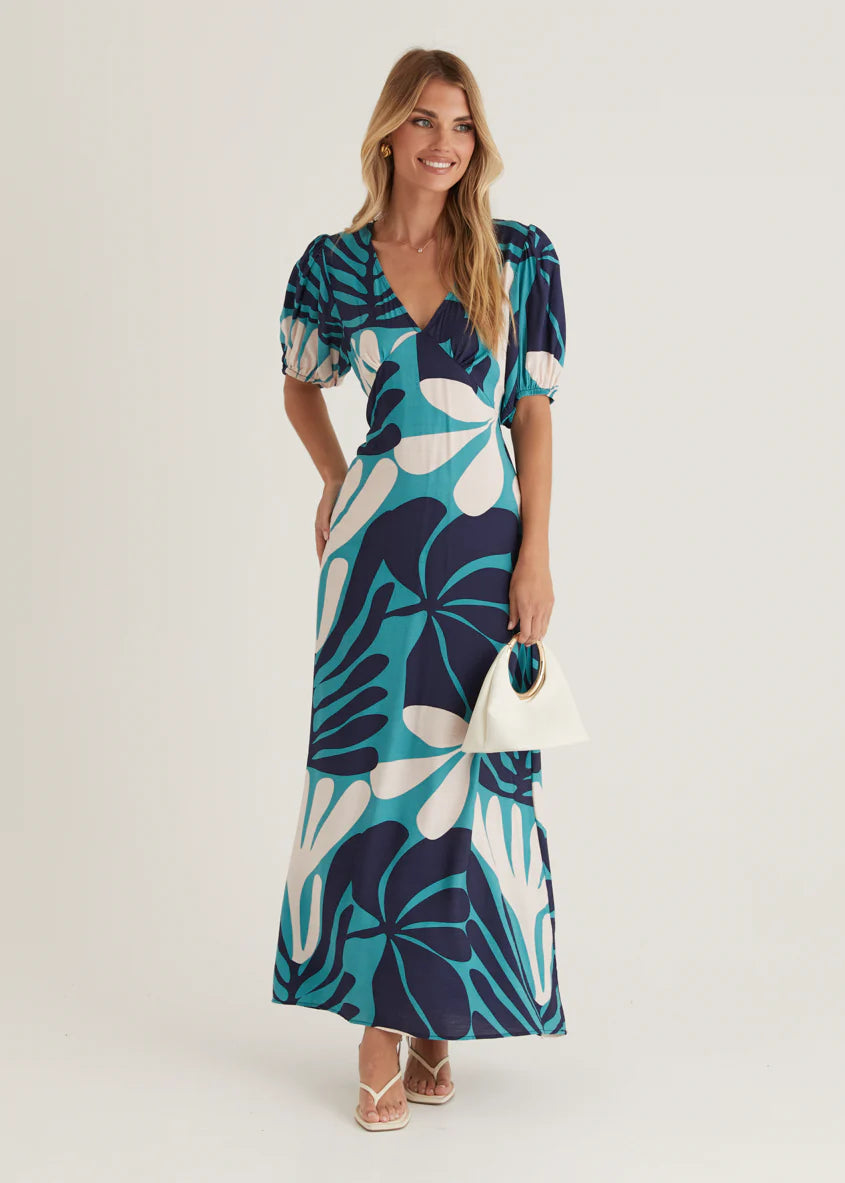 Tropez Maxi Dress - Mystic
