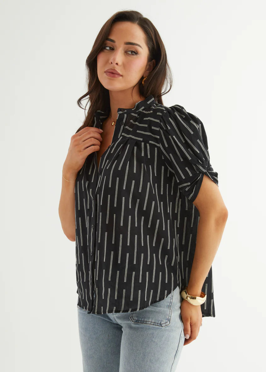 Becca Blouse - Liquorice