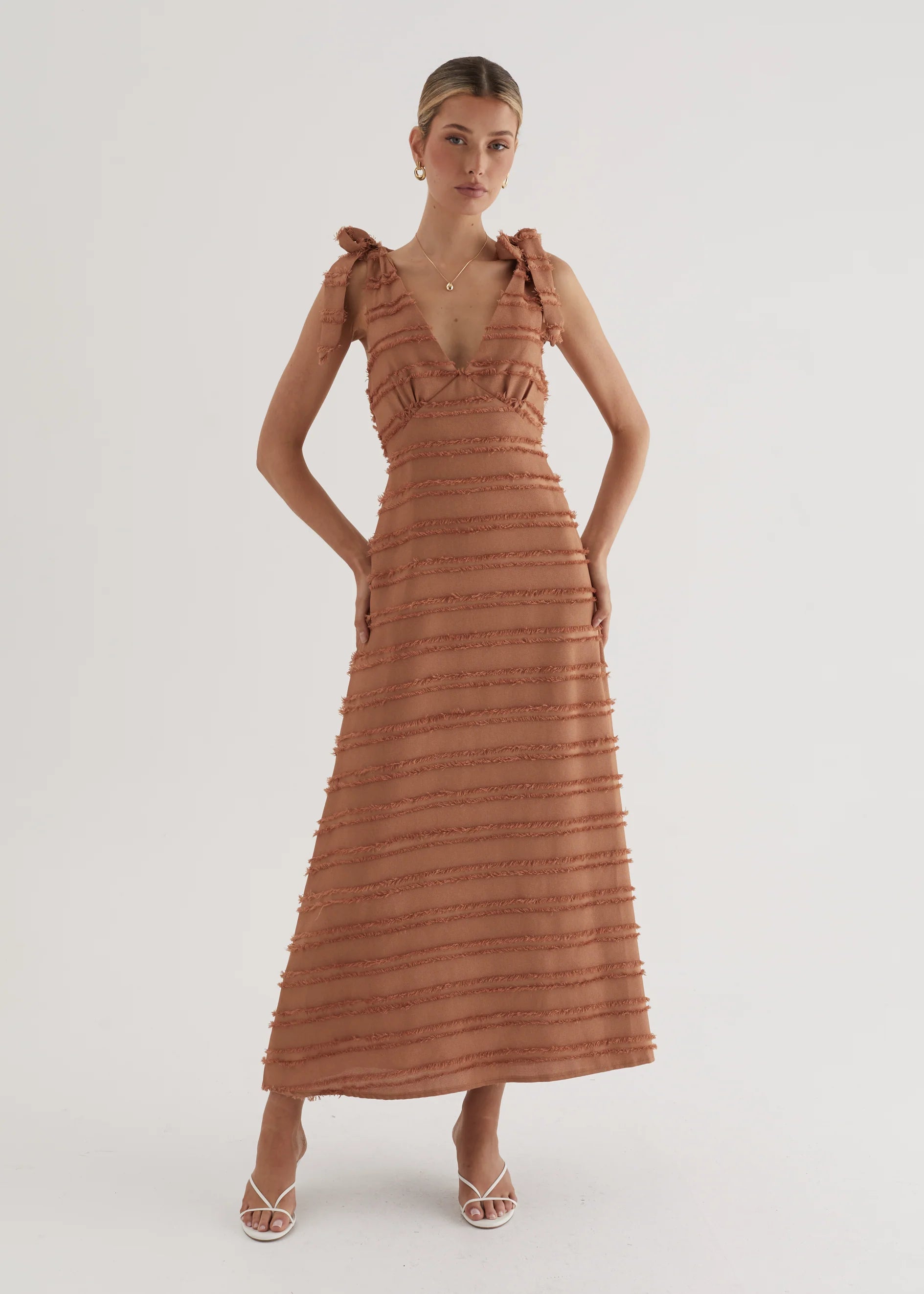 Bella Maxi Dress - Tan
