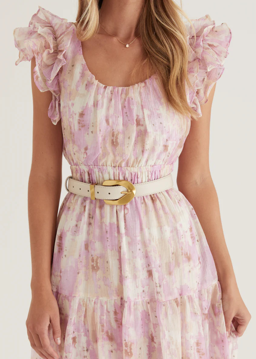 Valentina Maxi Dress - Pink Splash