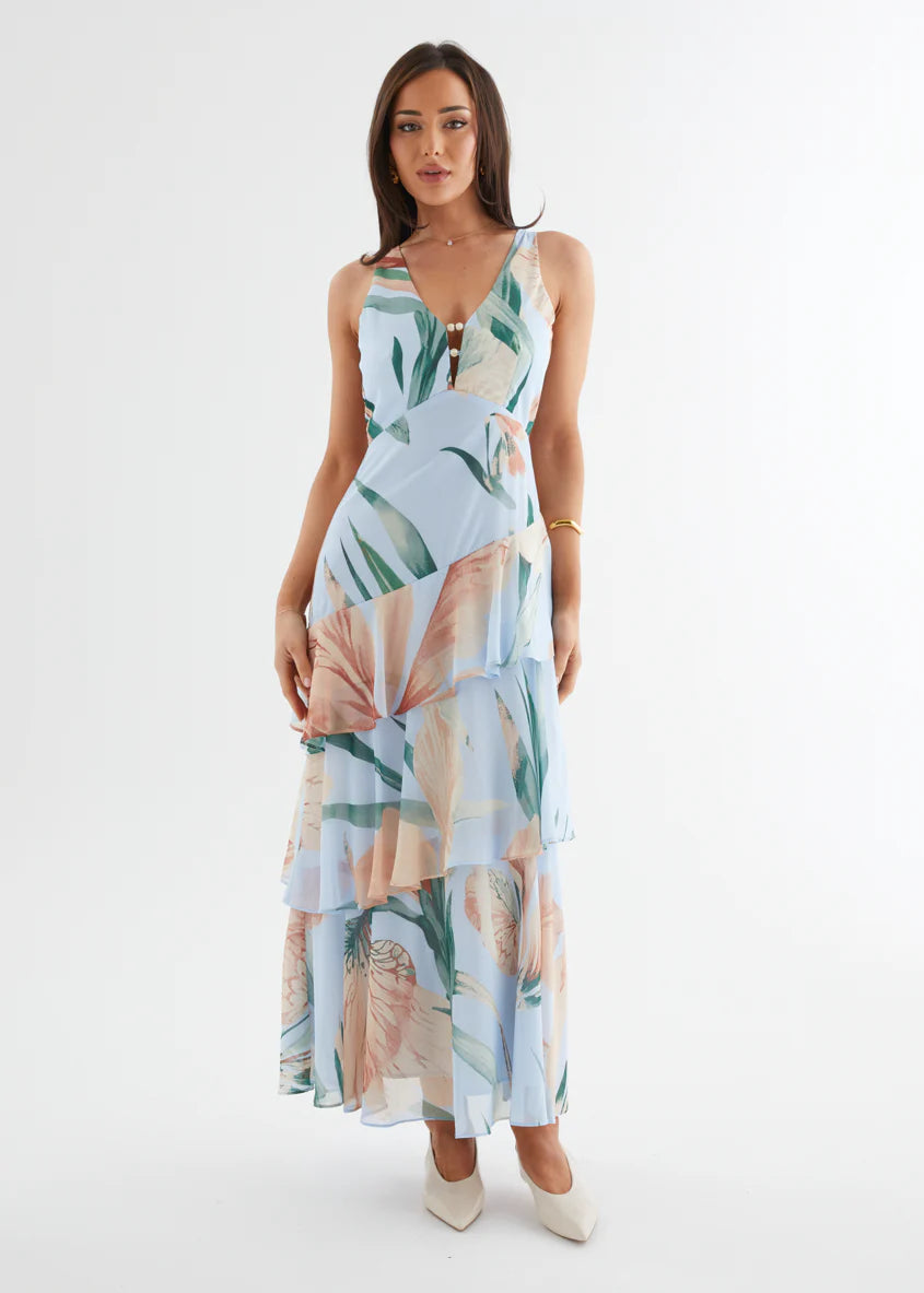 Souline Maxi Dress - Blue Oasis