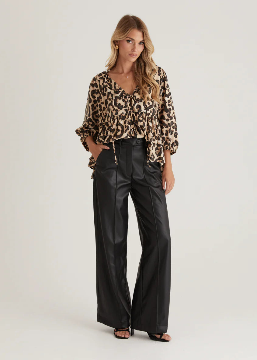 Rodeo Blouse - Leopard