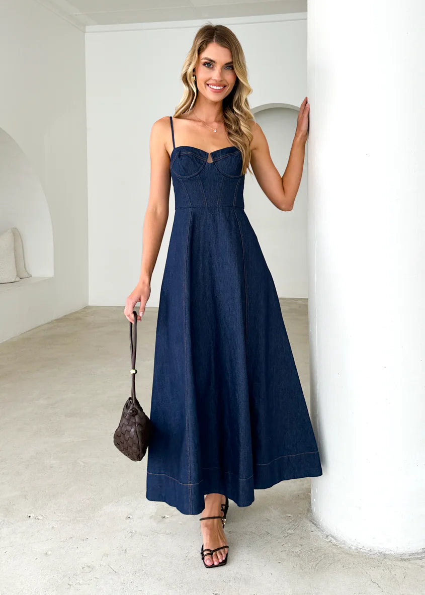 Braelynn Maxi Dress - Indigo