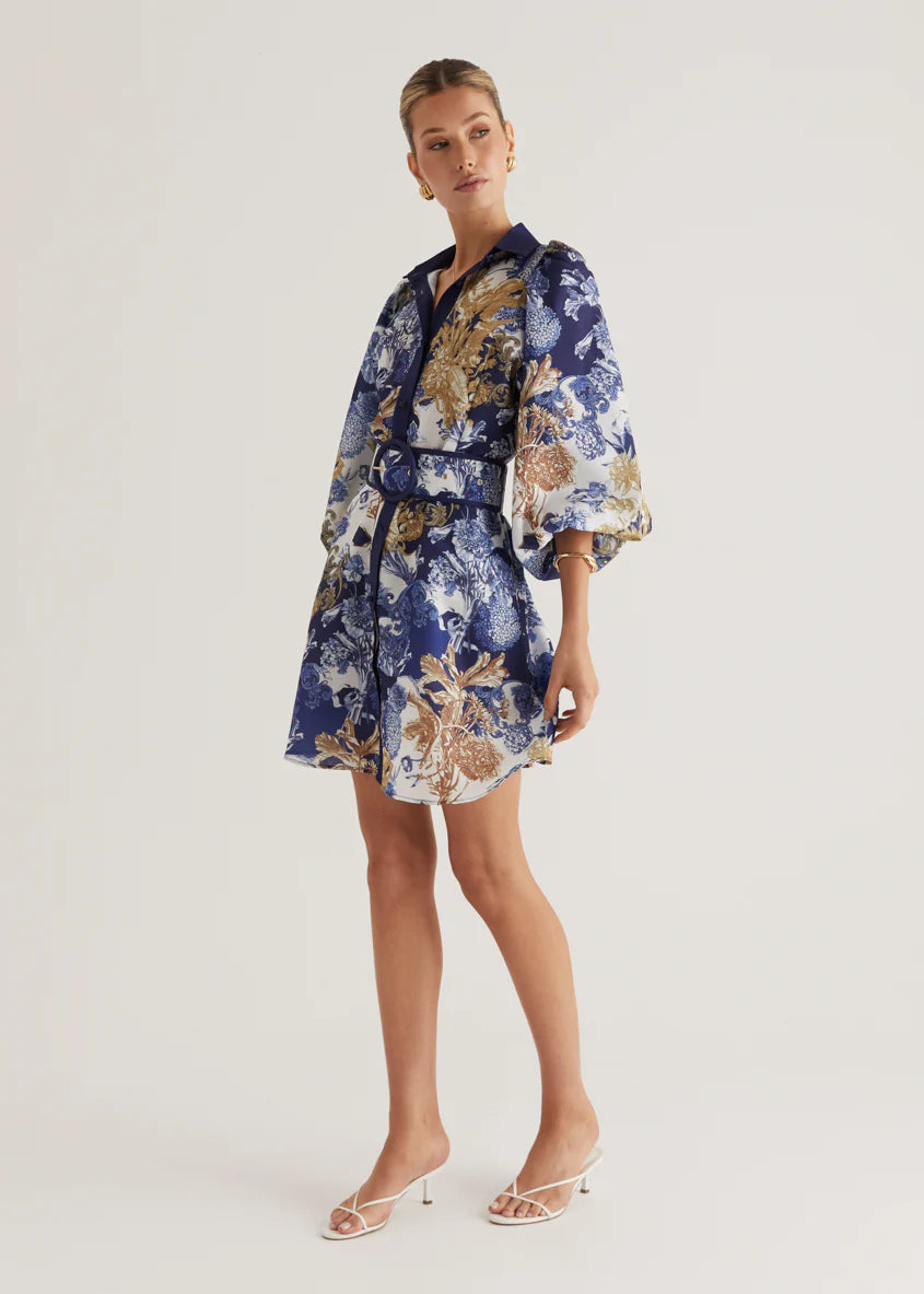 Tavana Dress - Navy Chateau