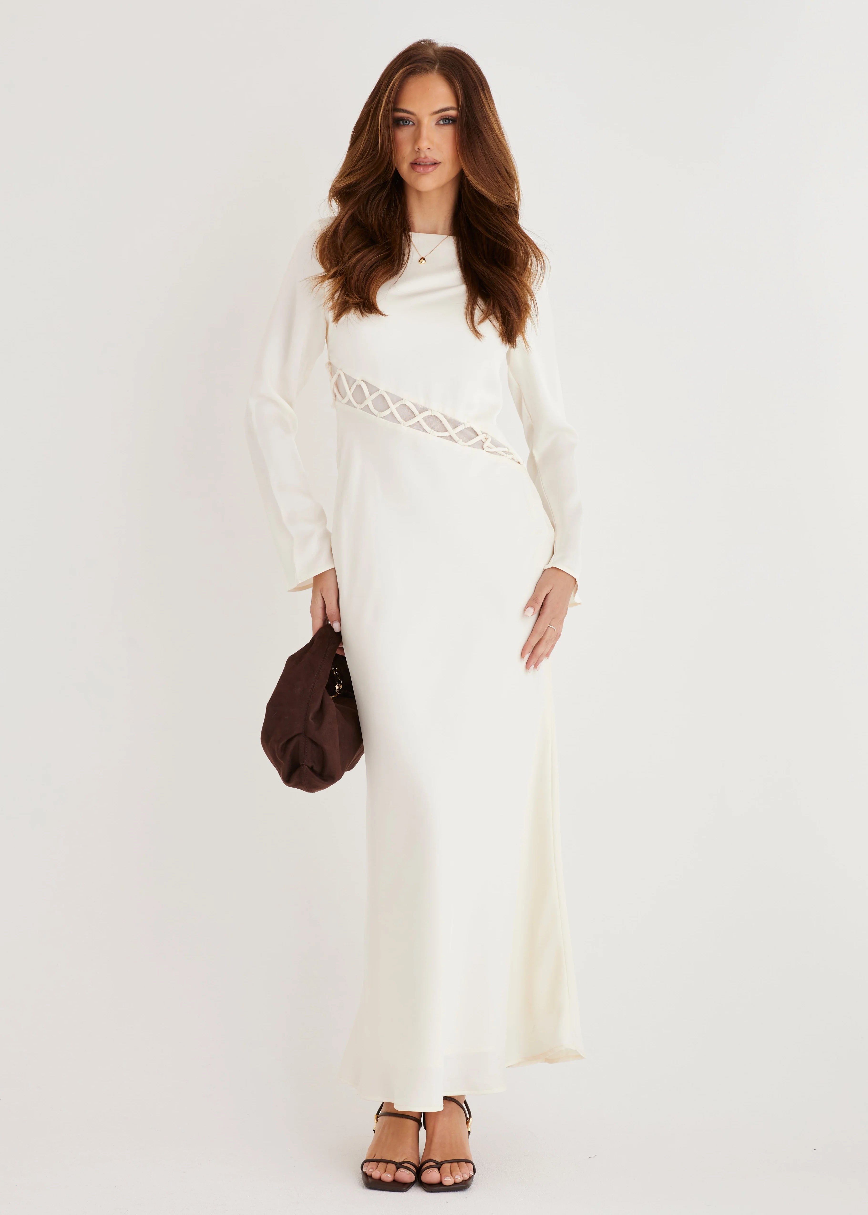 Roby Maxi Dress - Cream