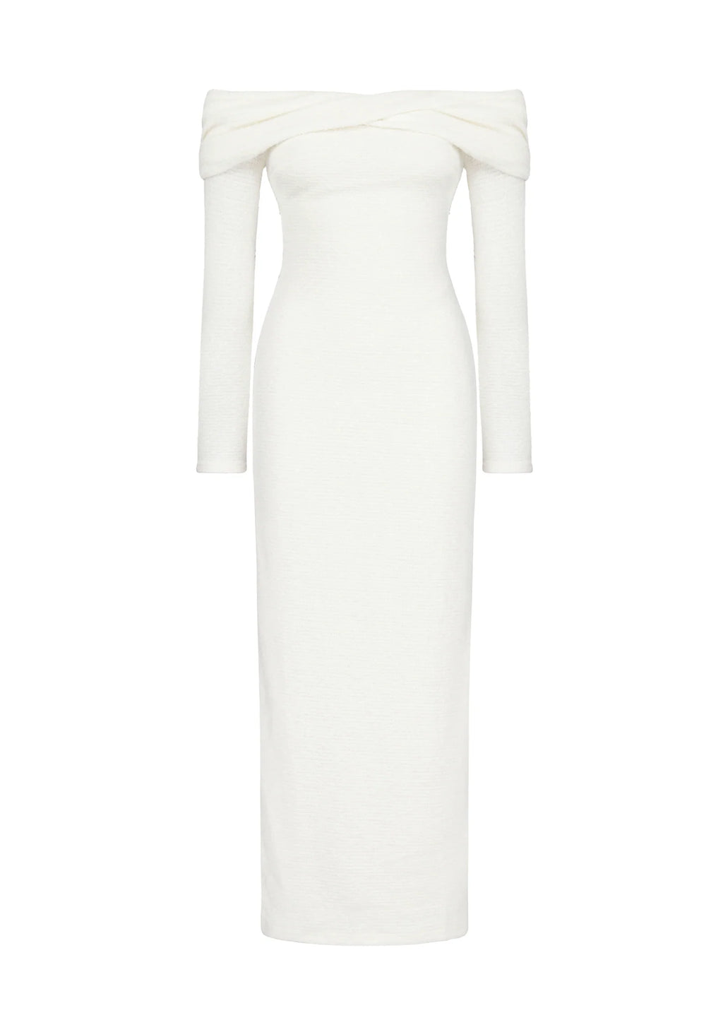 Ace Off Shoulder Maxi Dress - Cream