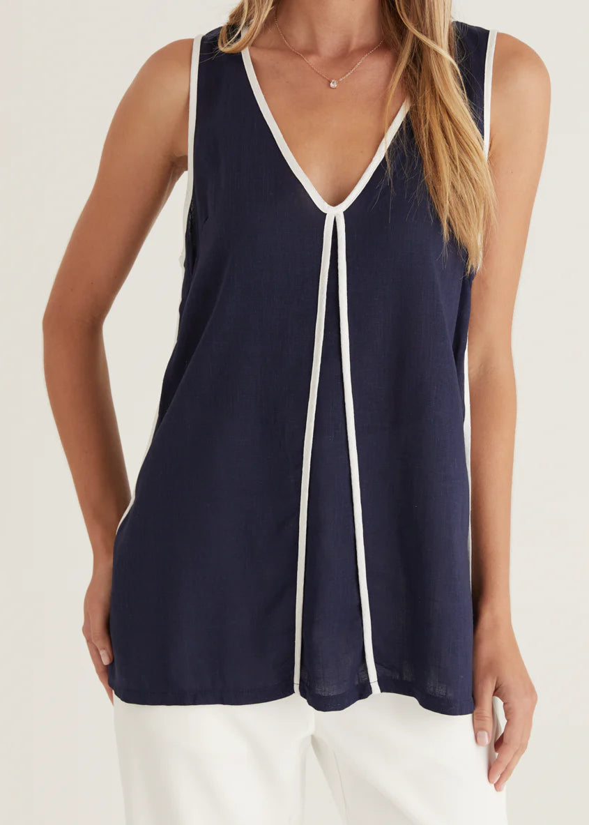 Kennedy Top - Navy