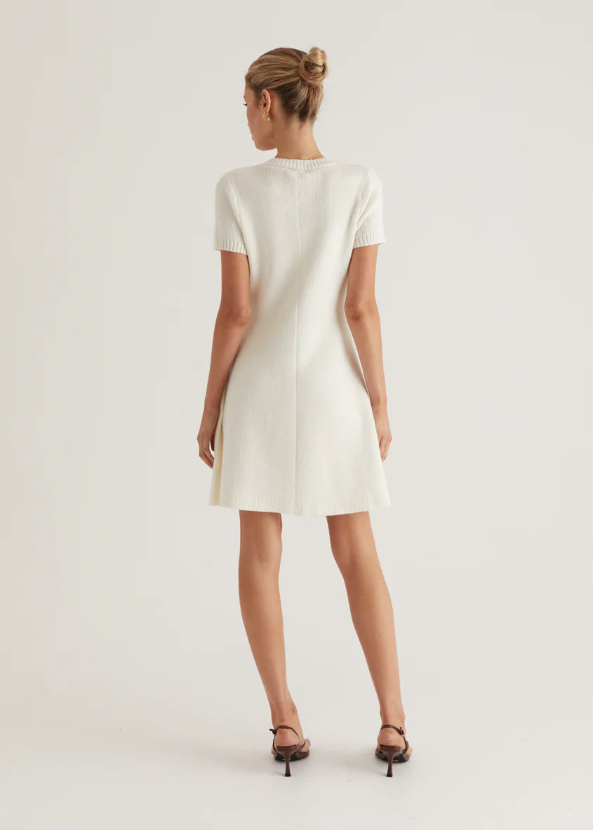 Savannah Knit Dress - Off White