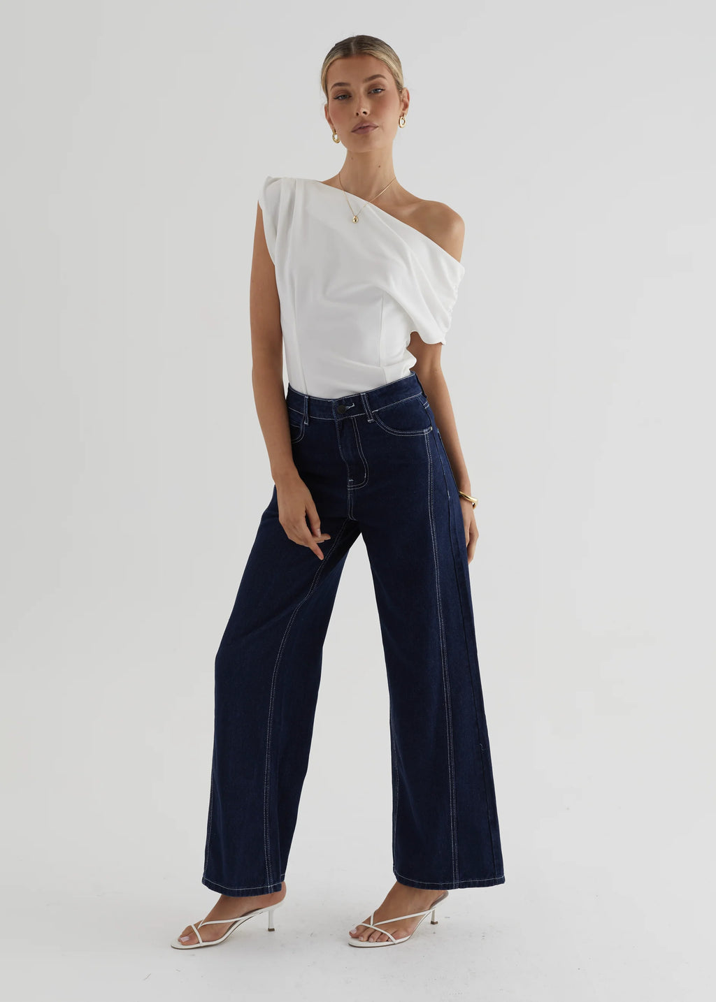 Bayse Off Shoulder Top - Off White