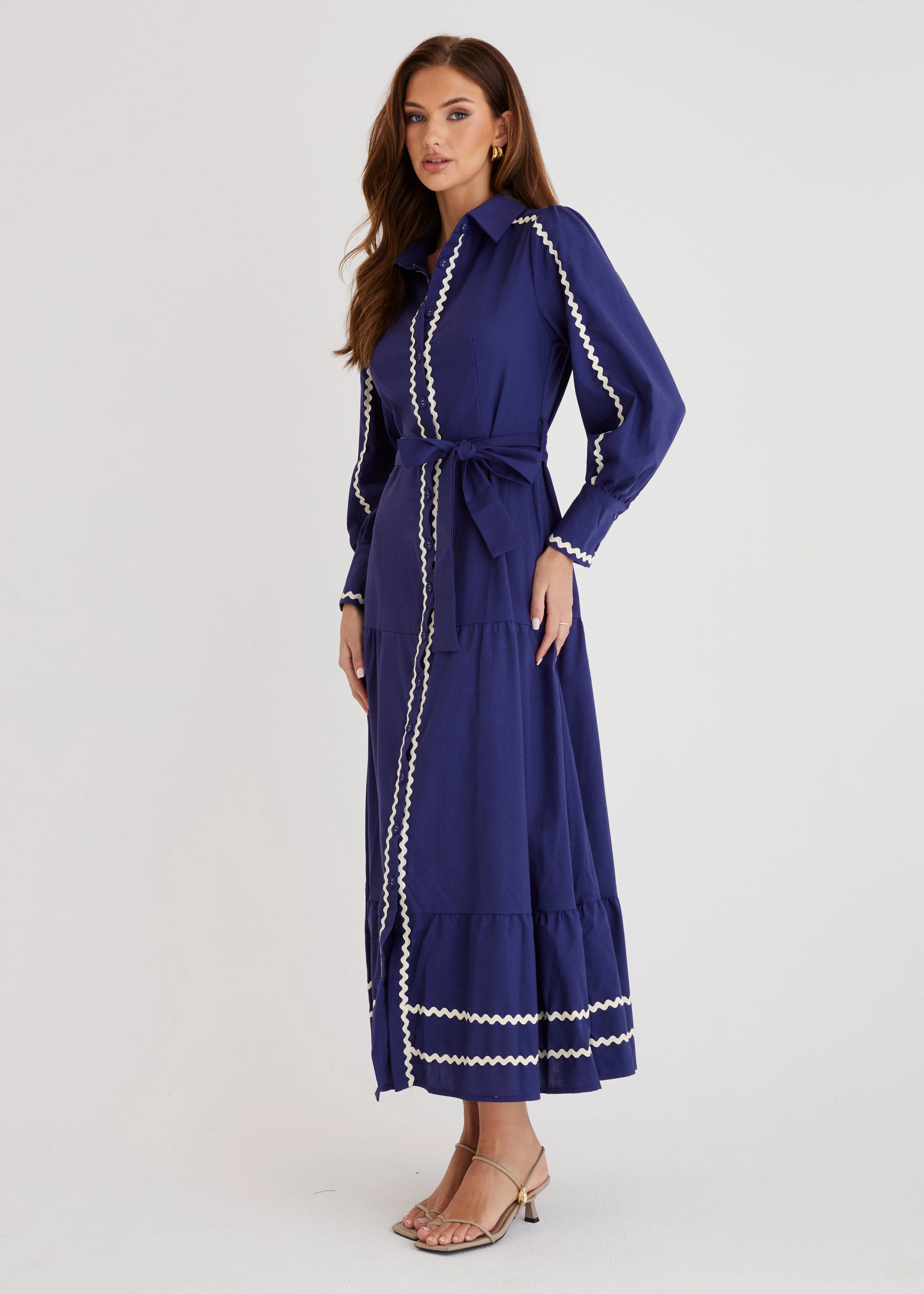 Jordana Maxi Dress - Navy