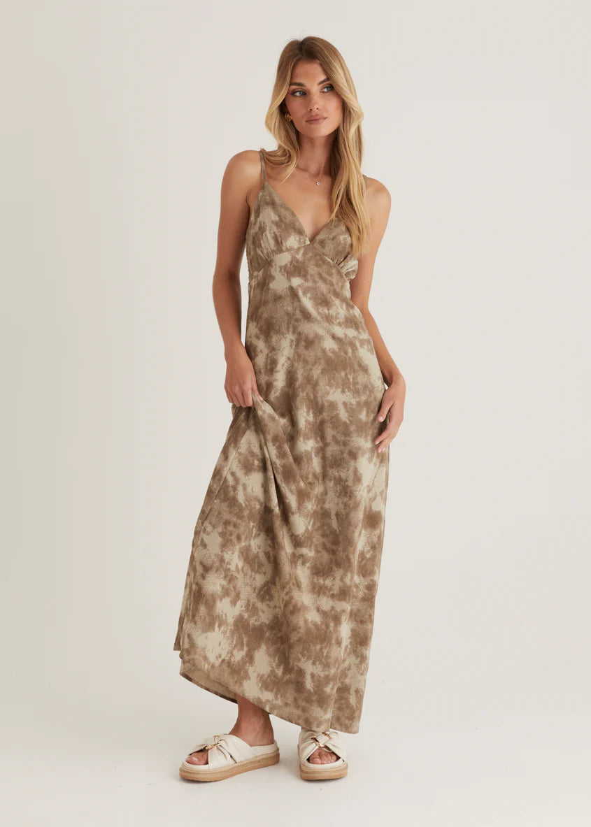Emery Maxi Dress - Walnut