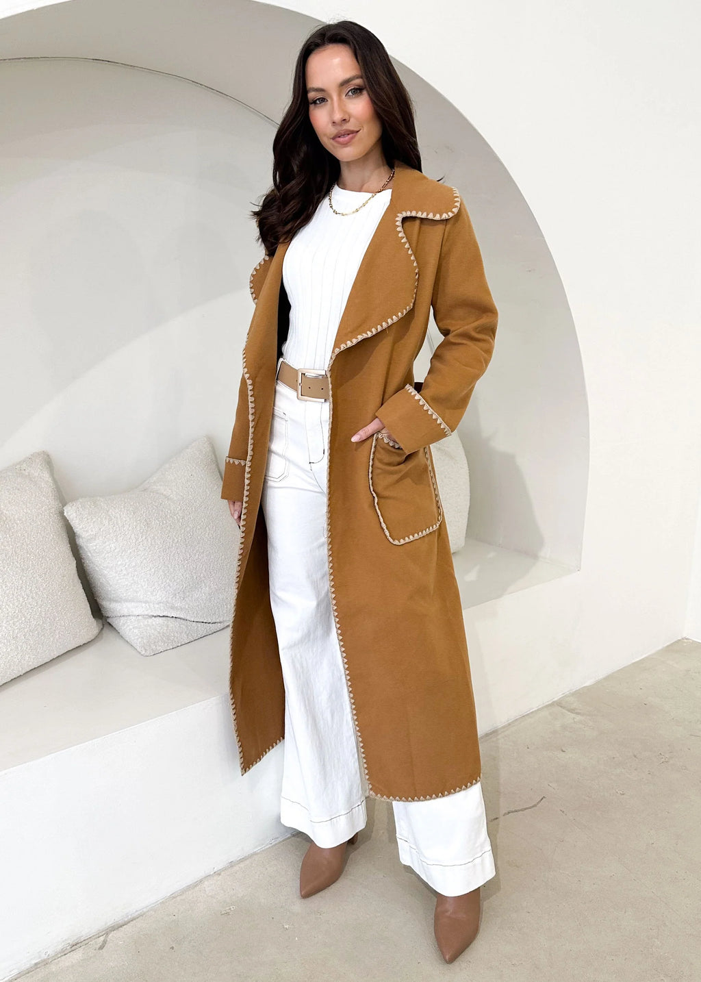 Rechra Coat - Camel