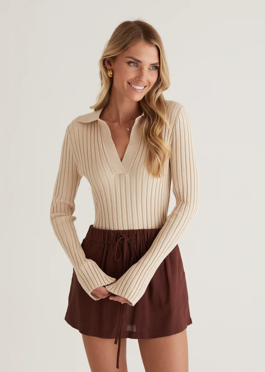 Lucah Skirt - Chocolate