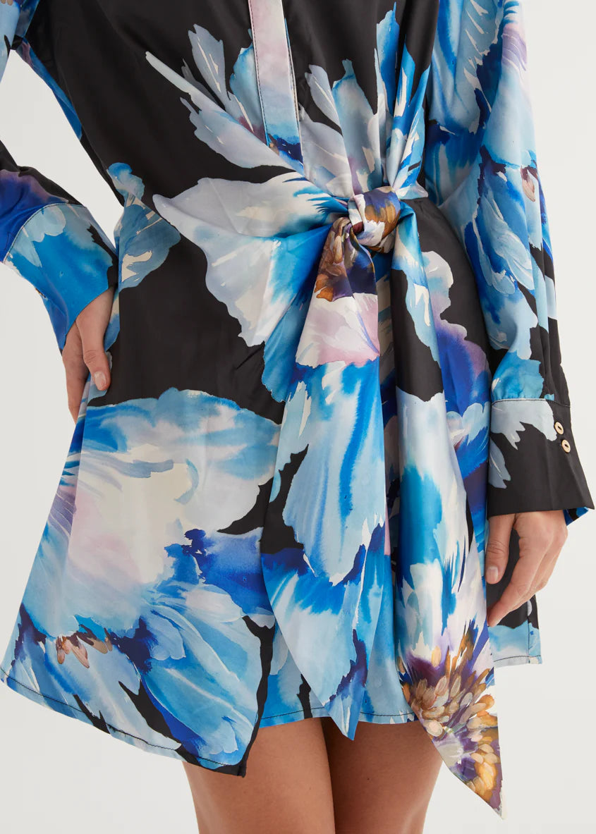 Mieko Dress - Midnight Bloom