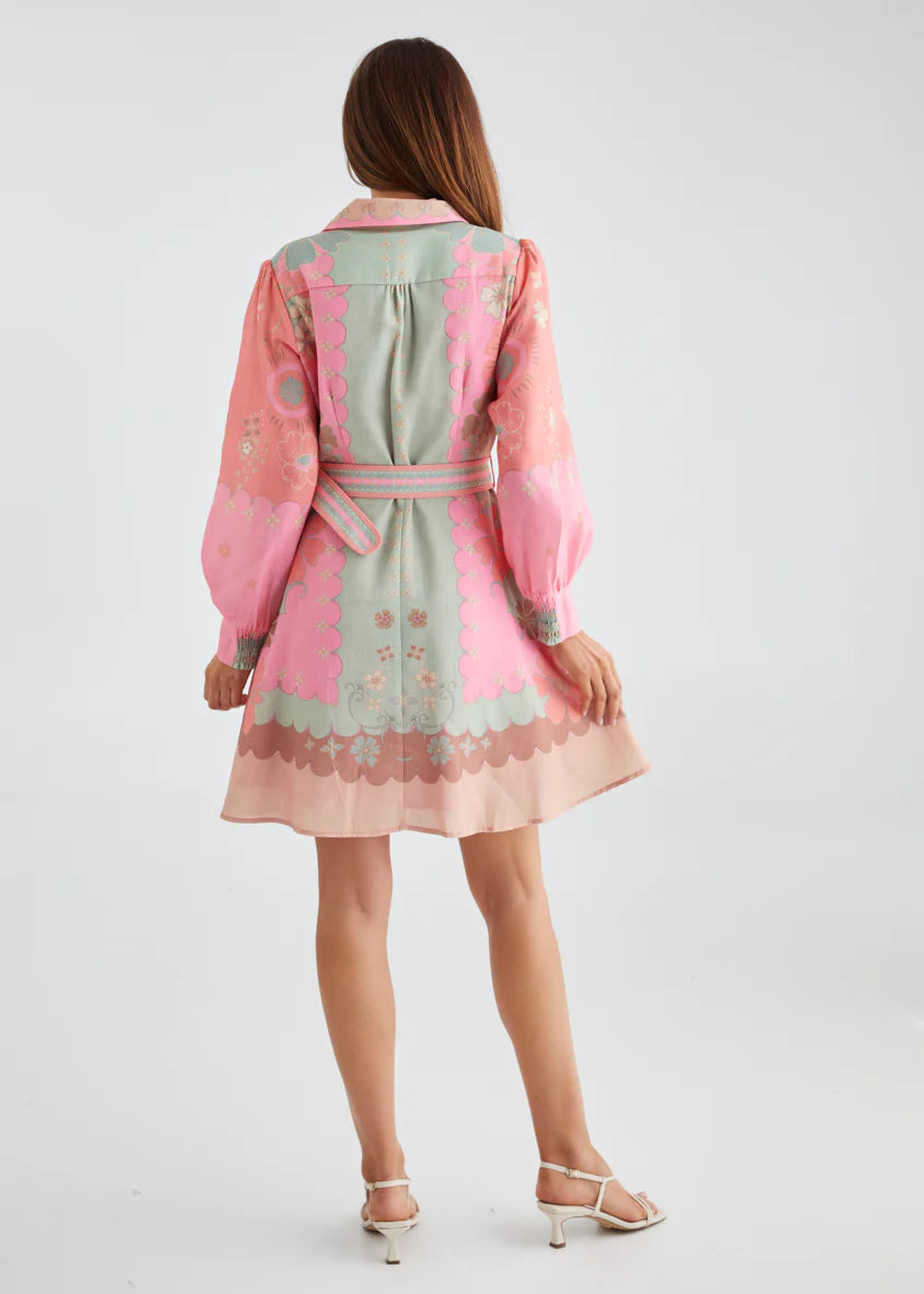 Sacramento Dress - Melon Floral