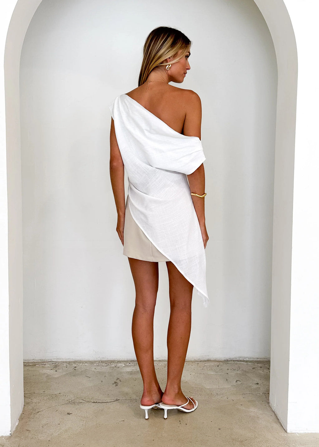 Kylo One Shoulder Top - Off White