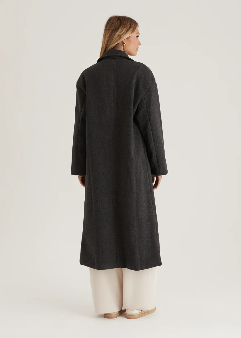 Mayfield Coat - Charcoal
