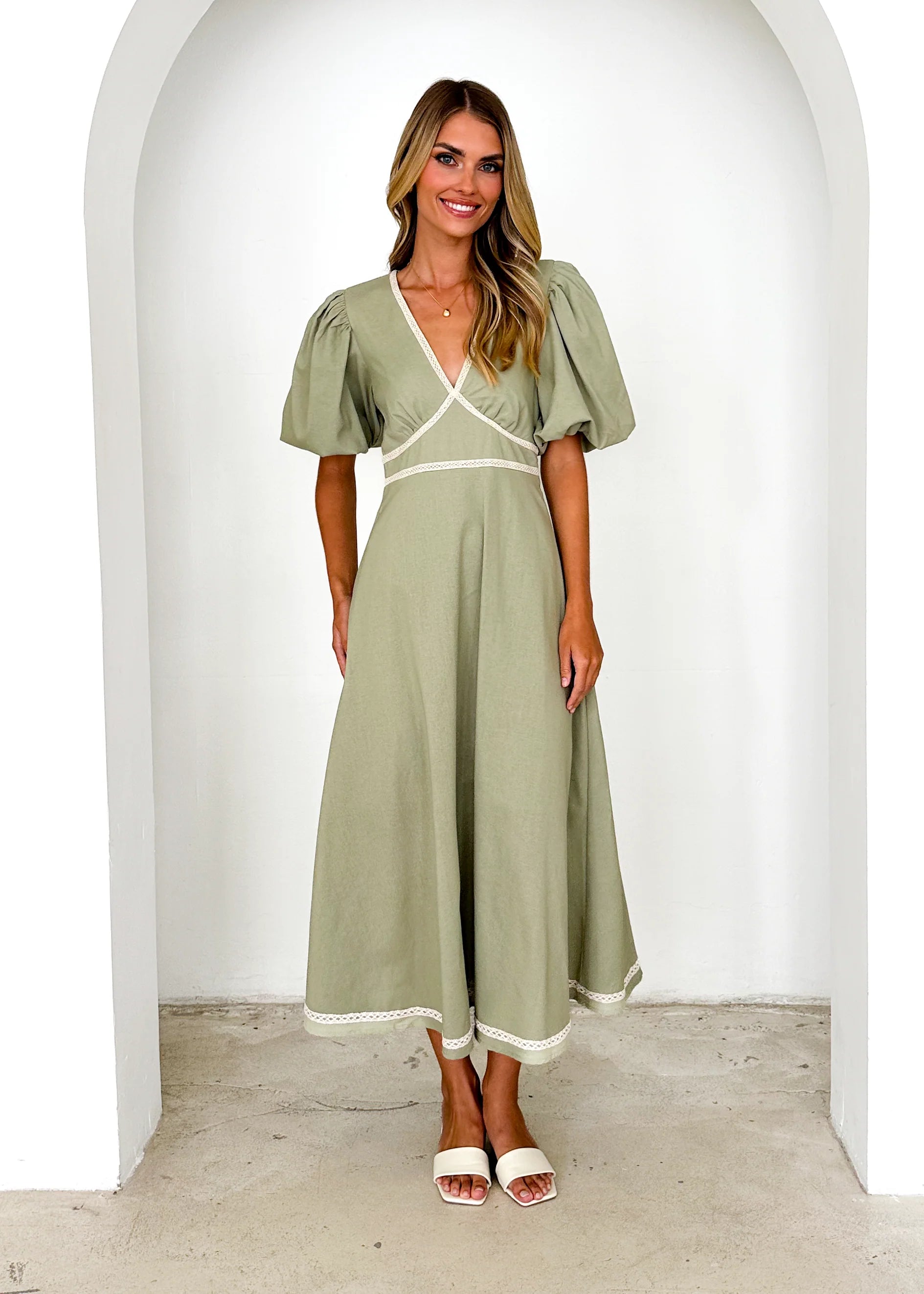 Ellodie Maxi Dress - Sage