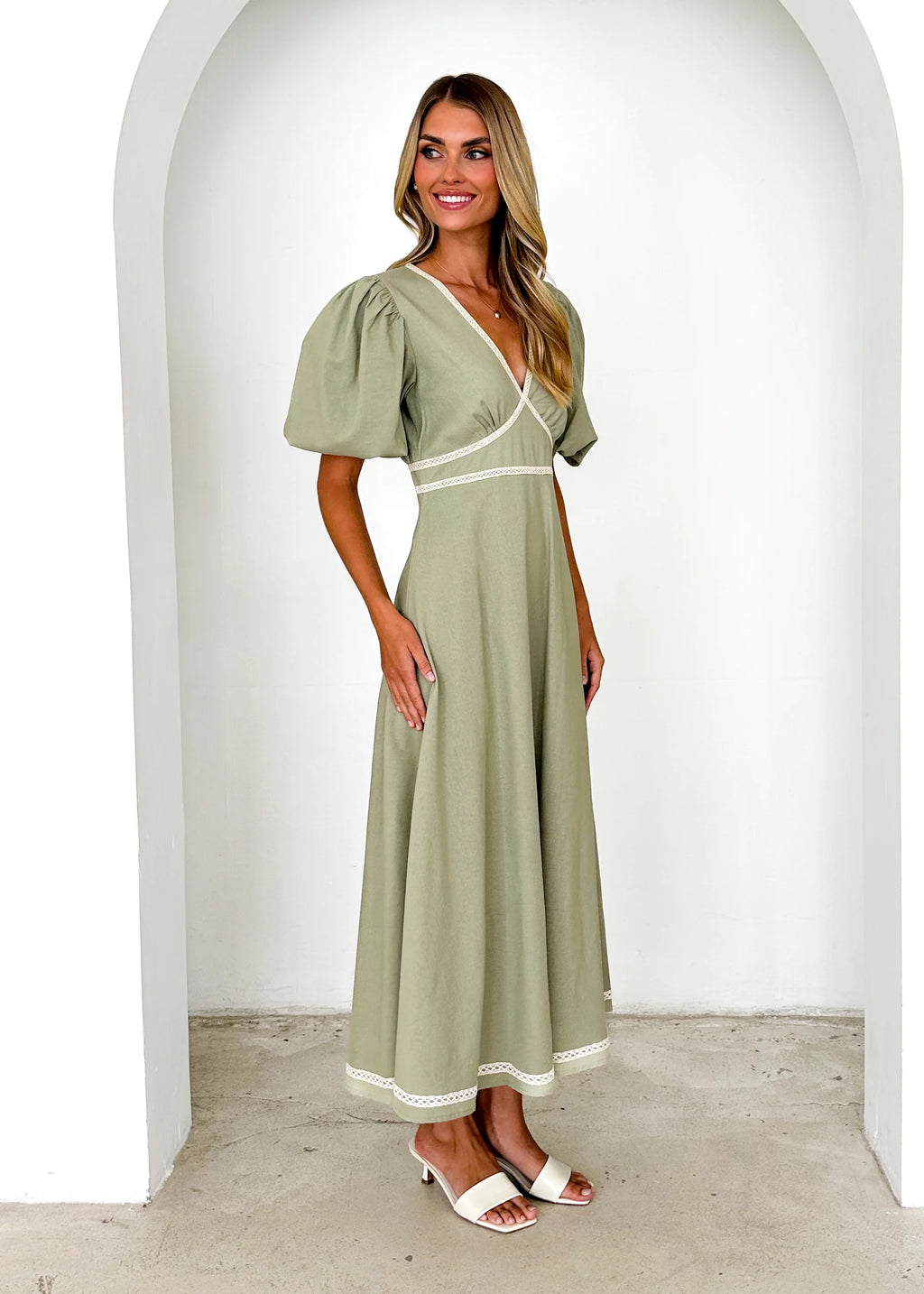 Ellodie Maxi Dress - Sage