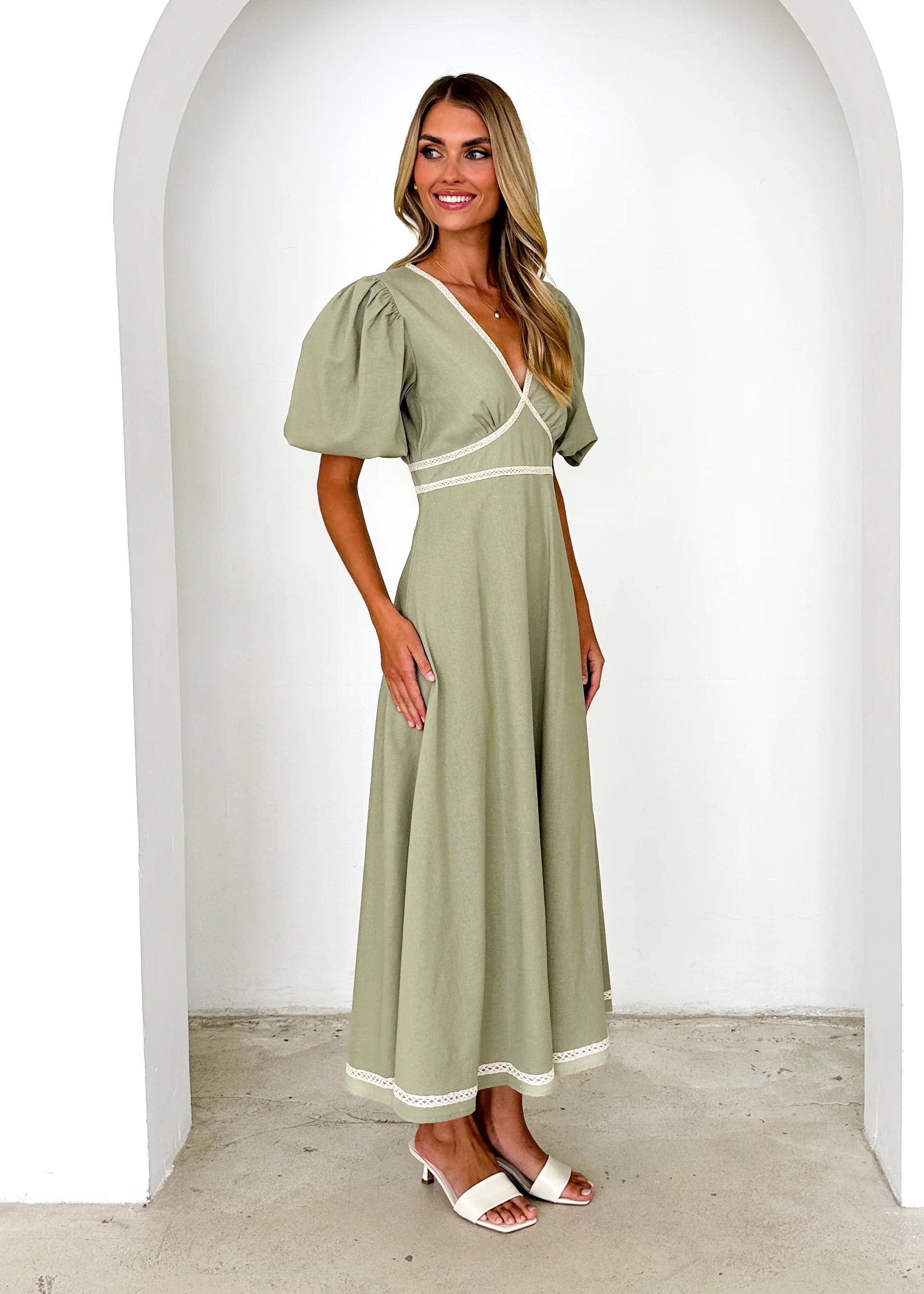 Ellodie Maxi Dress - Sage