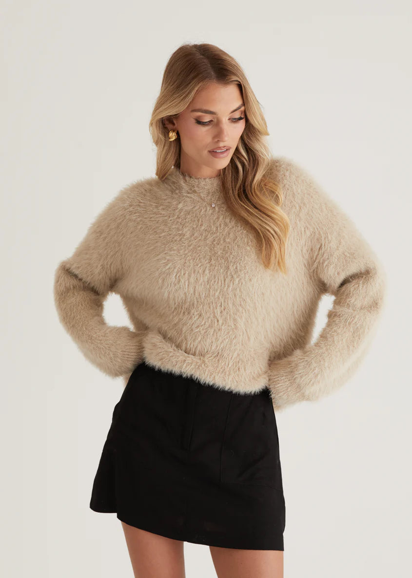 Philly Fluffy Sweater - Oat