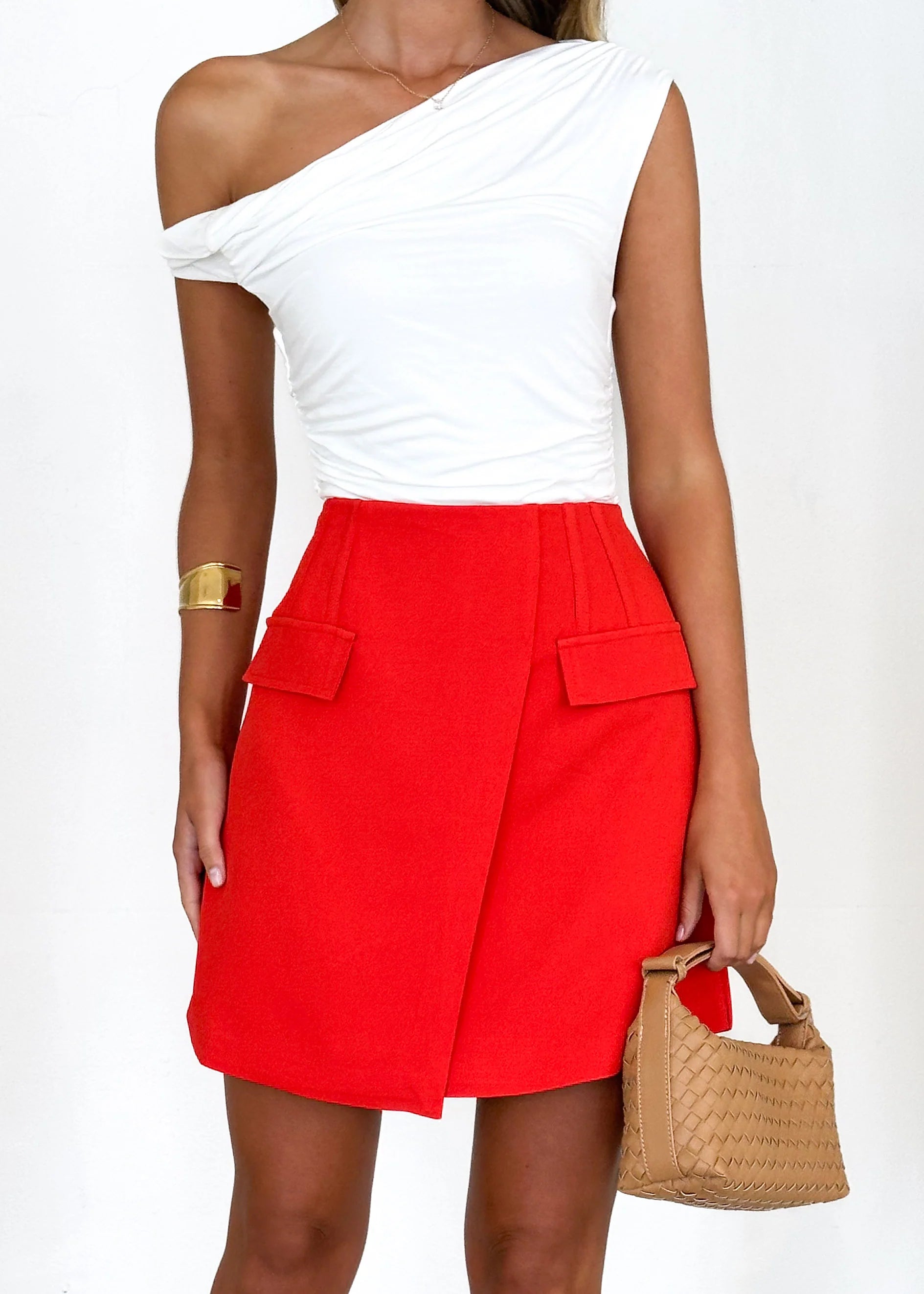 Bryn One Shoulder Bodysuit - Off White