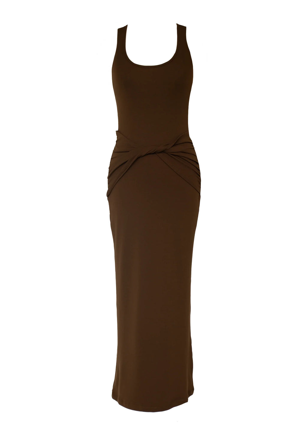 Sonia Midi Dress - Chocolate