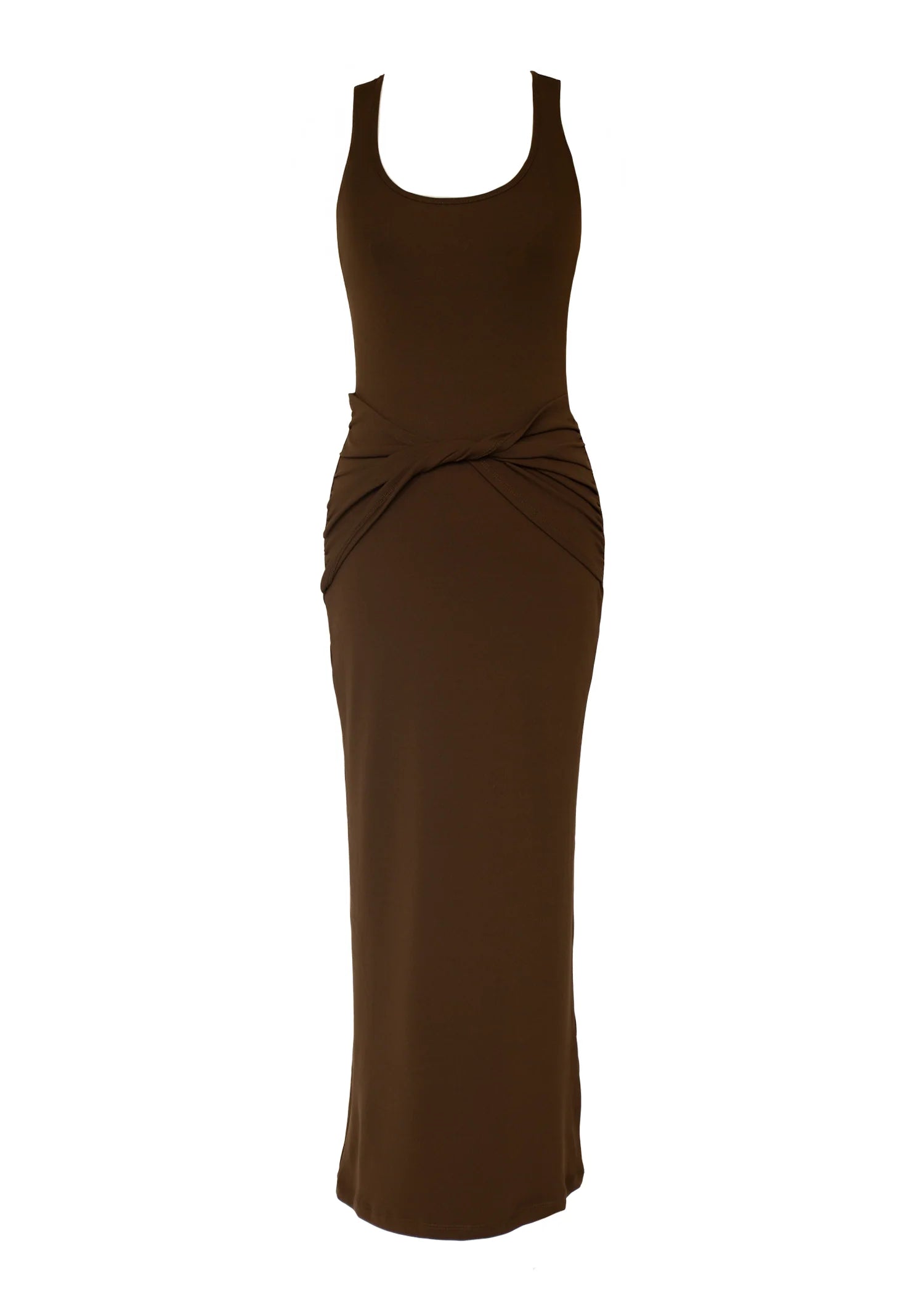Sonia Midi Dress - Chocolate