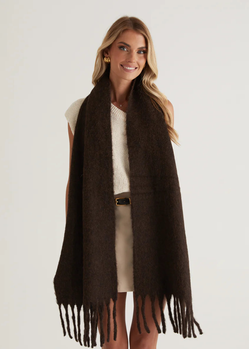 Charli Scarf - Dark Choc