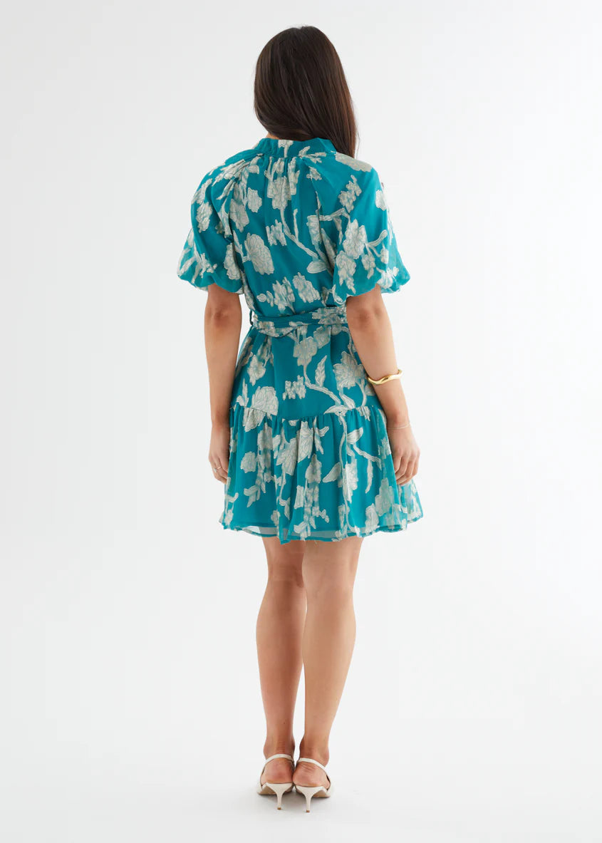 Clemence Dress - Deep Turquoise