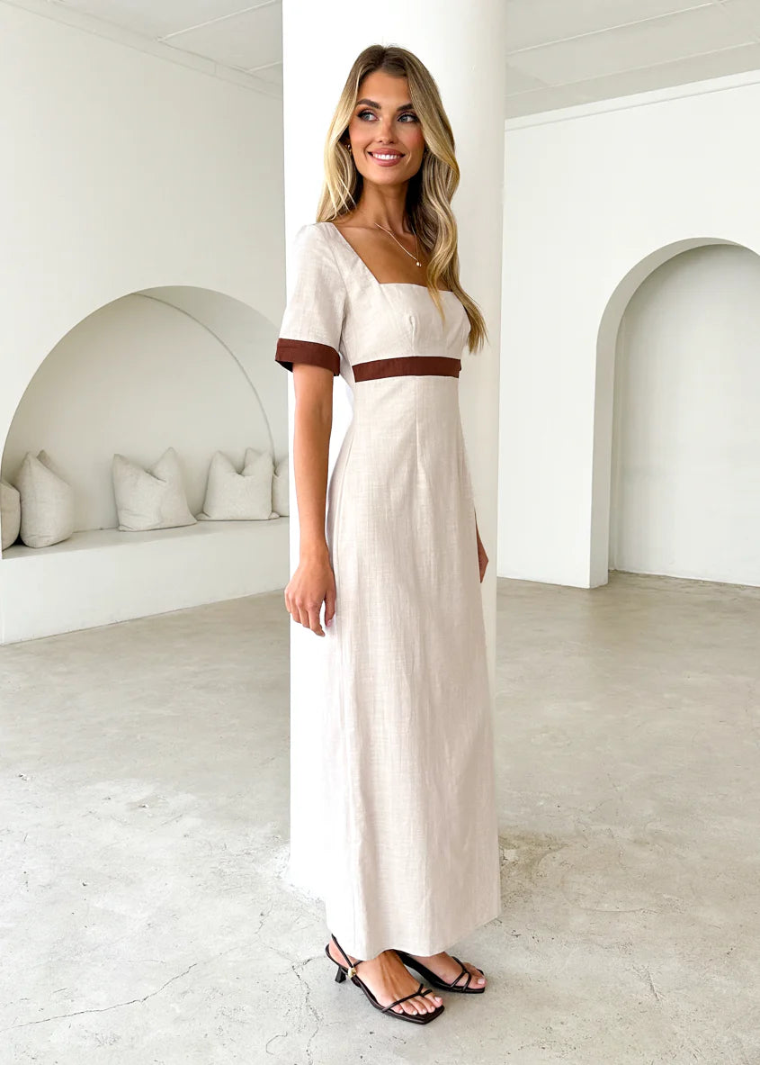 Naomi Maxi Dress - Cream