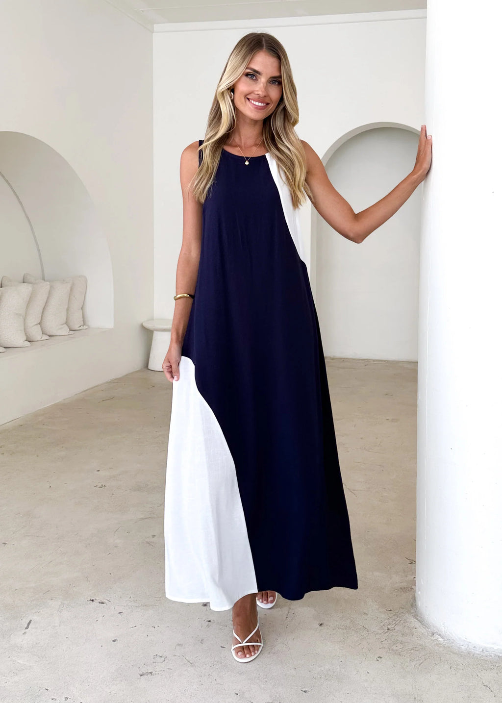 Pollyanna Maxi Dress - Navy