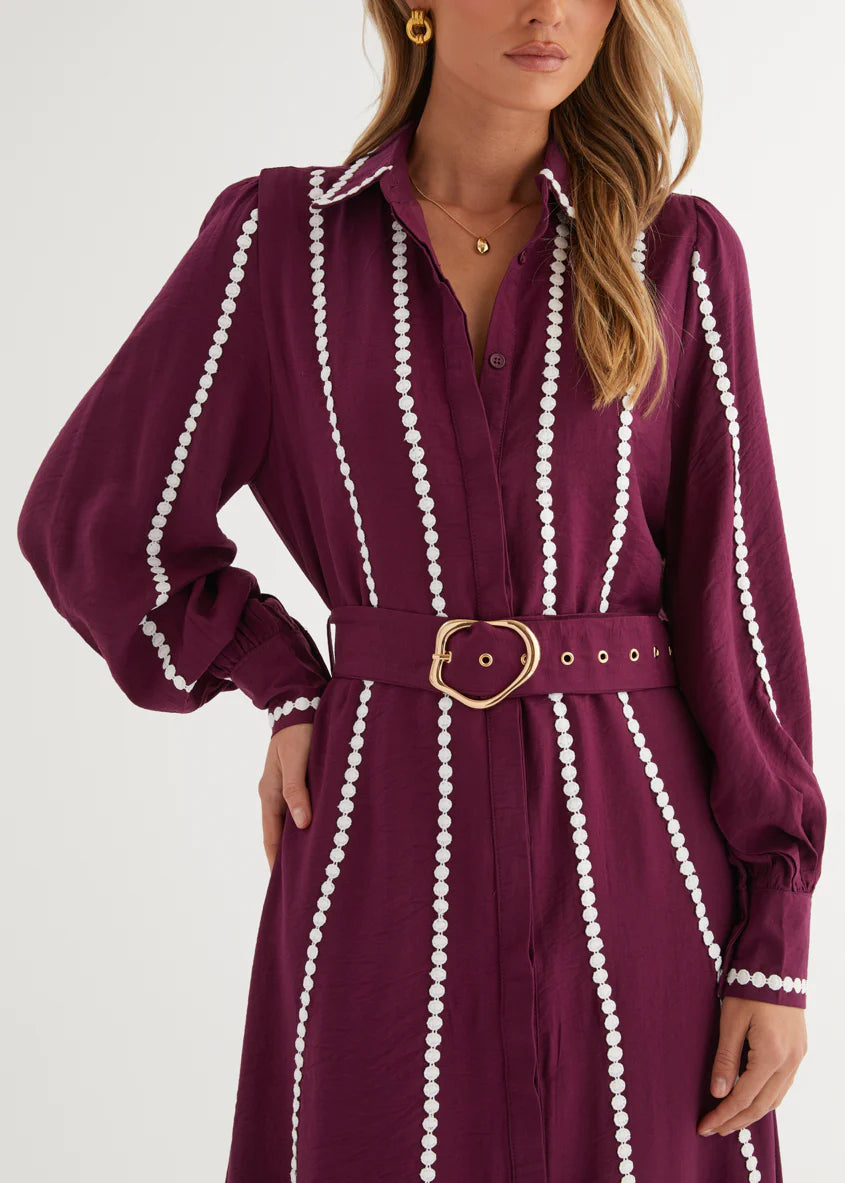 Nevaeh Maxi Dress - Plum