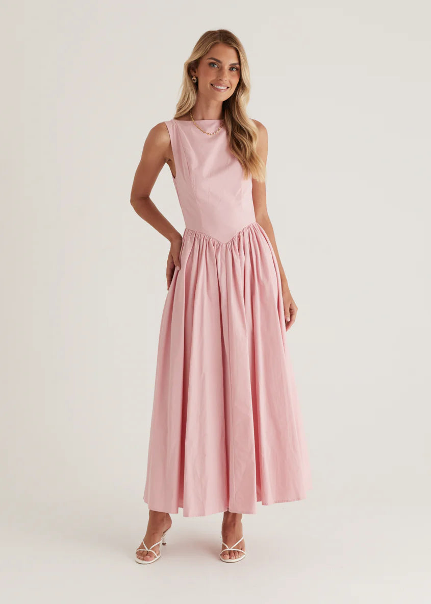 Bessie Maxi Dress - Pink
