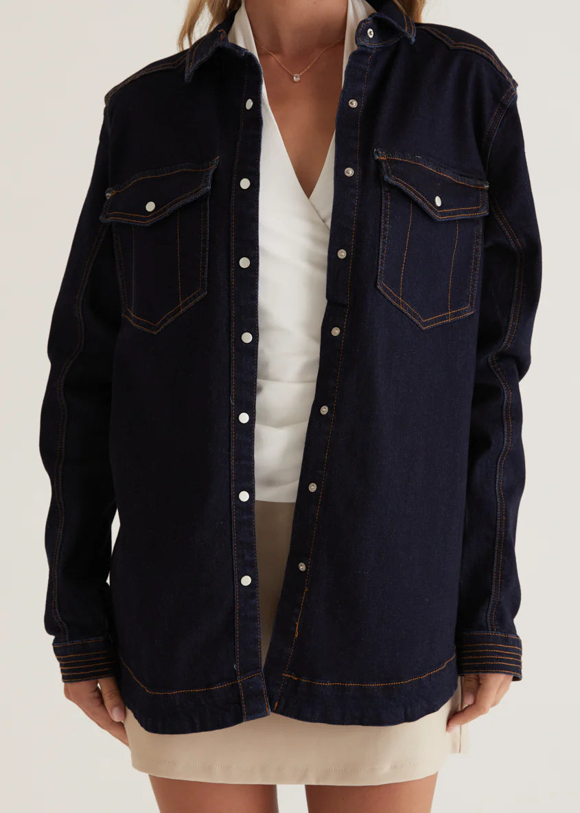 Donroe Denim Jacket - Indigo