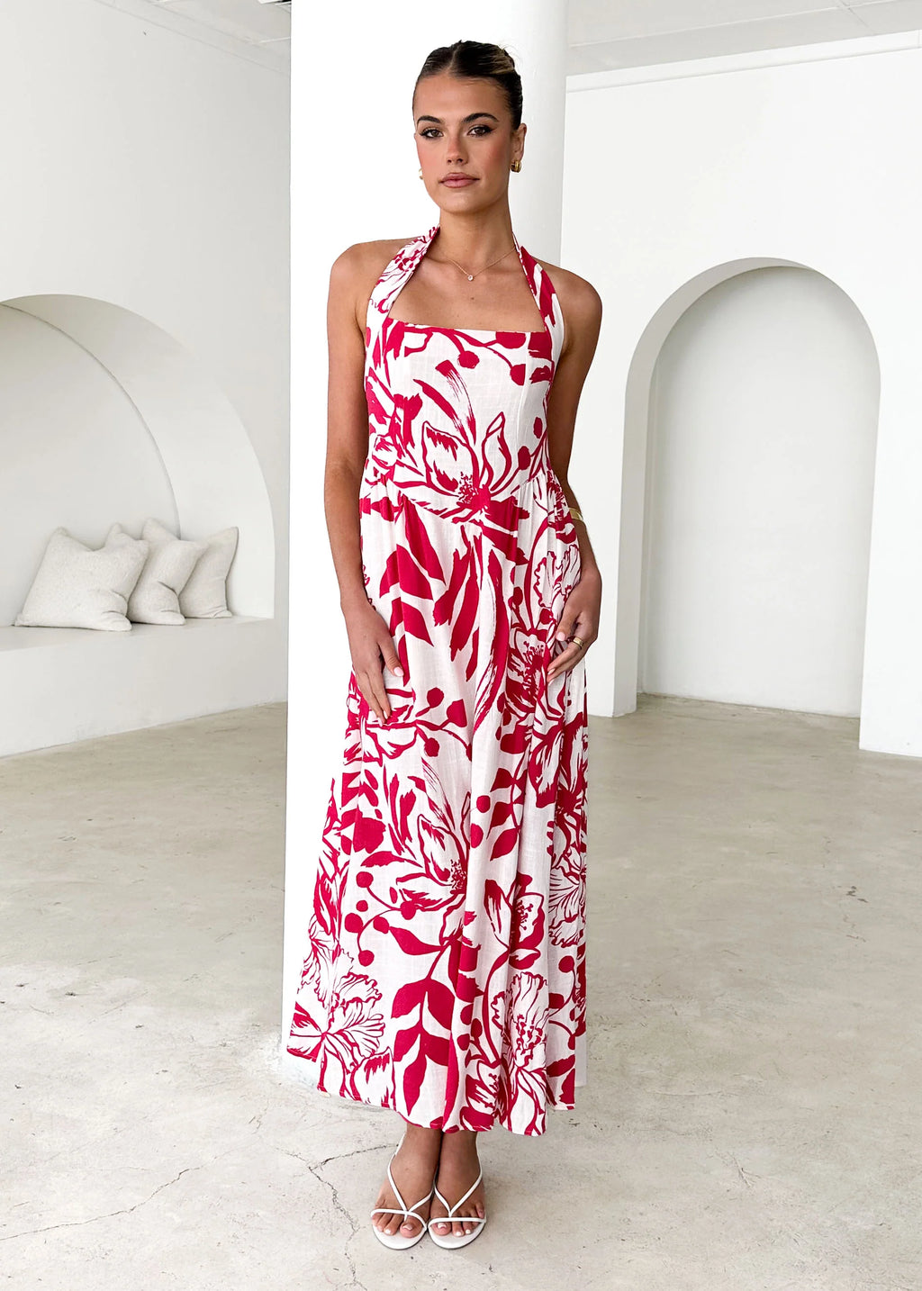 Mahiya Halter Maxi Dress - Rosalind