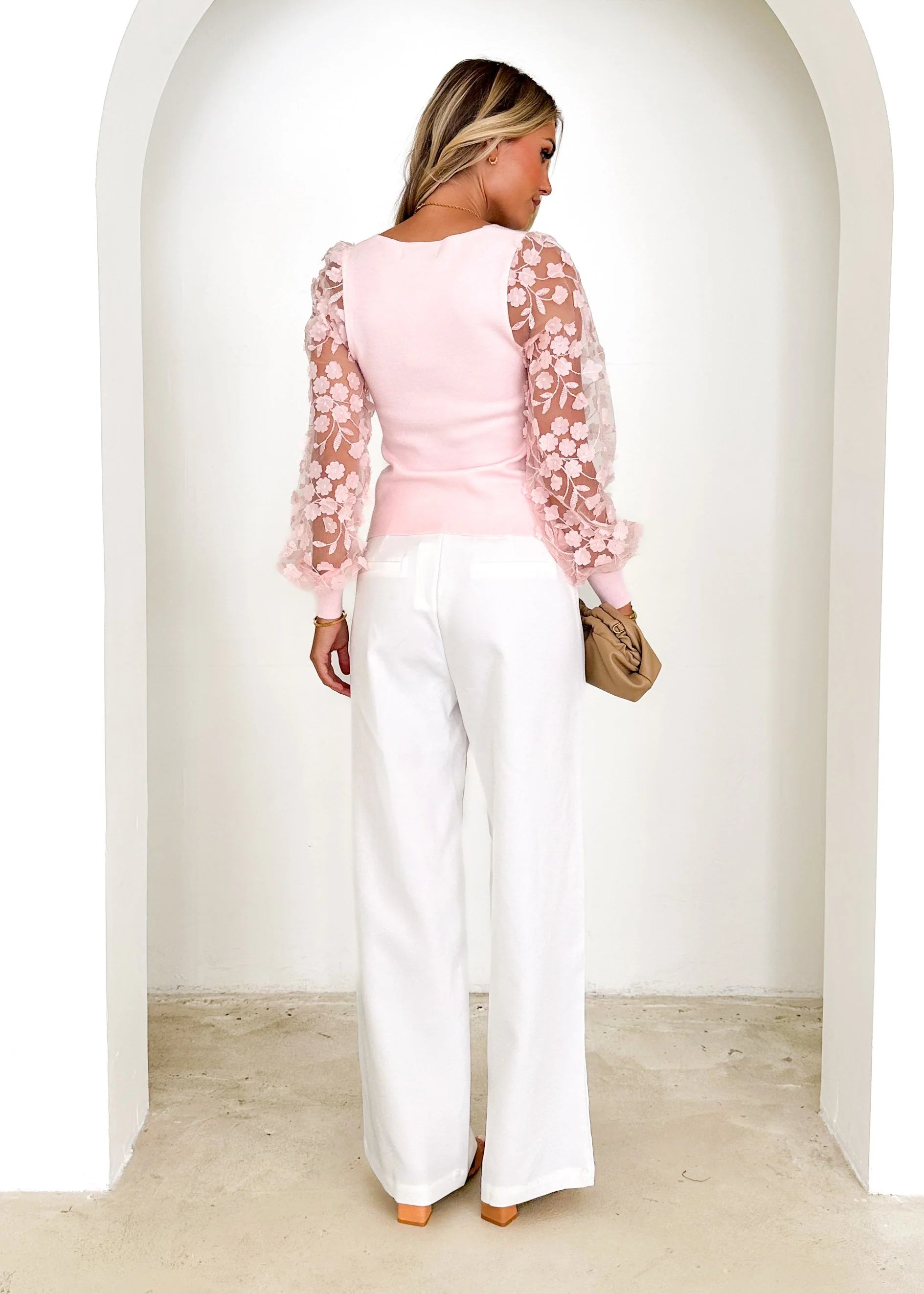 Prisley Knit Top - Blush