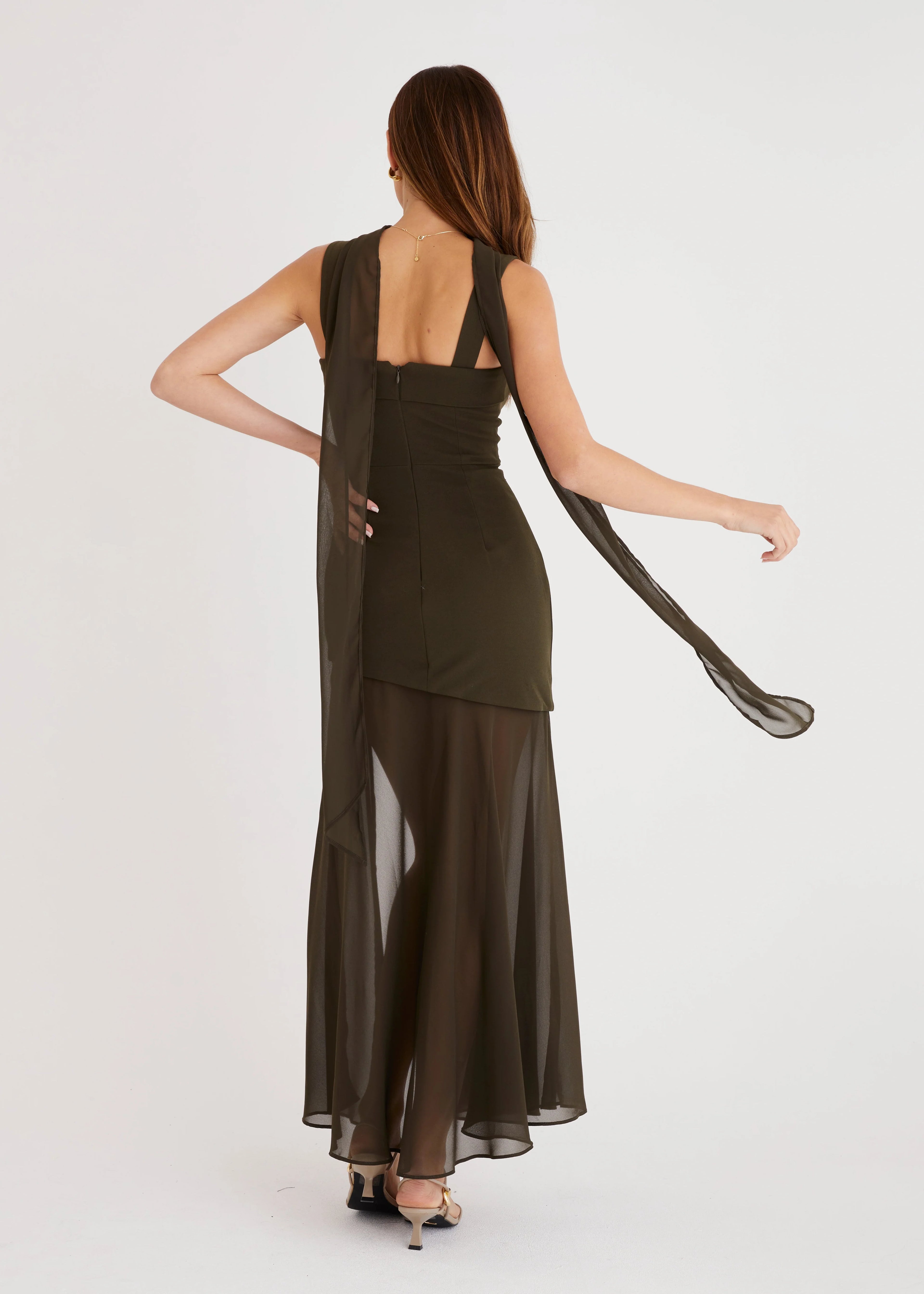 Claire Maxi Dress - Olive