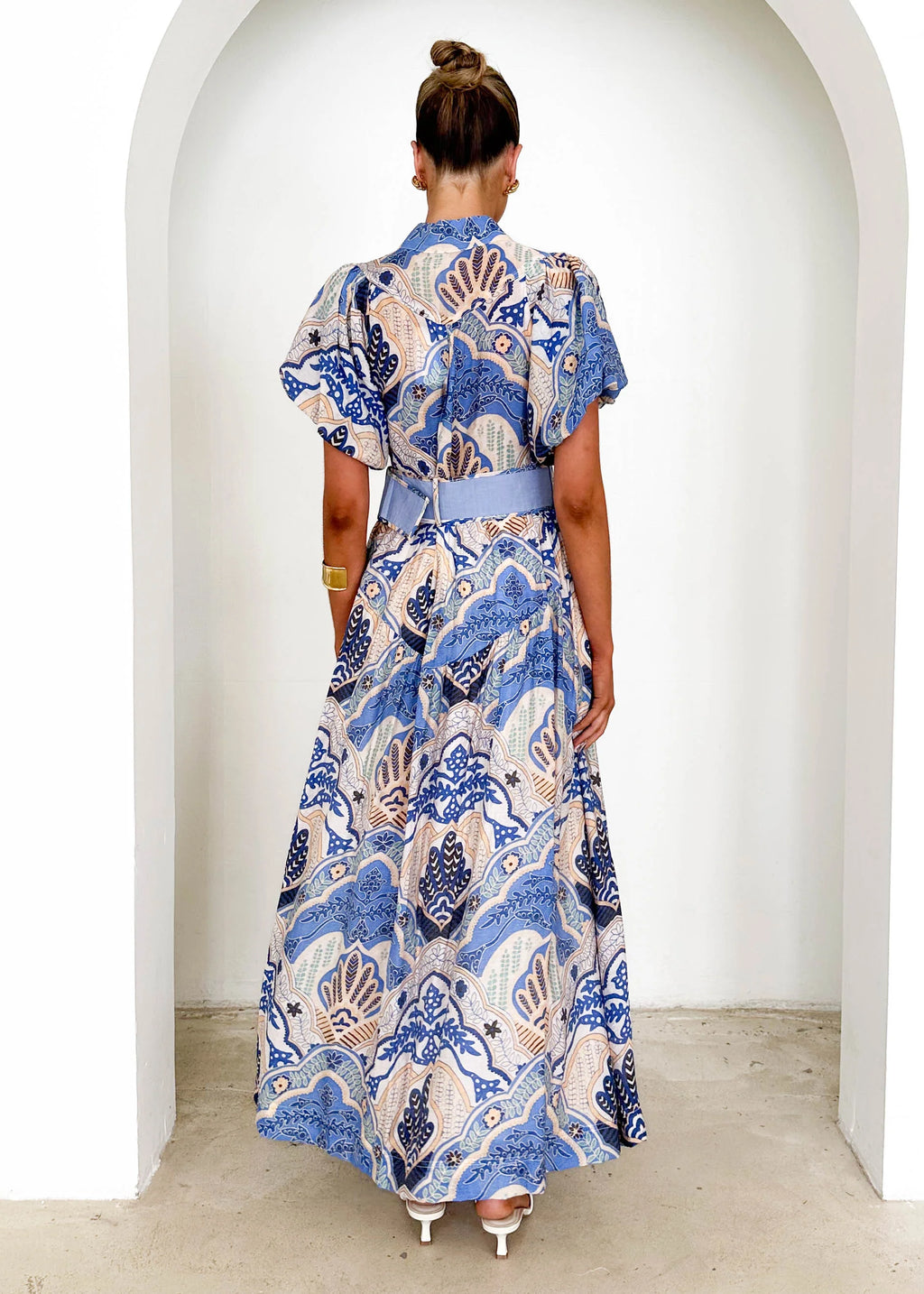 Ciroc Maxi Dress - Blue Paisley