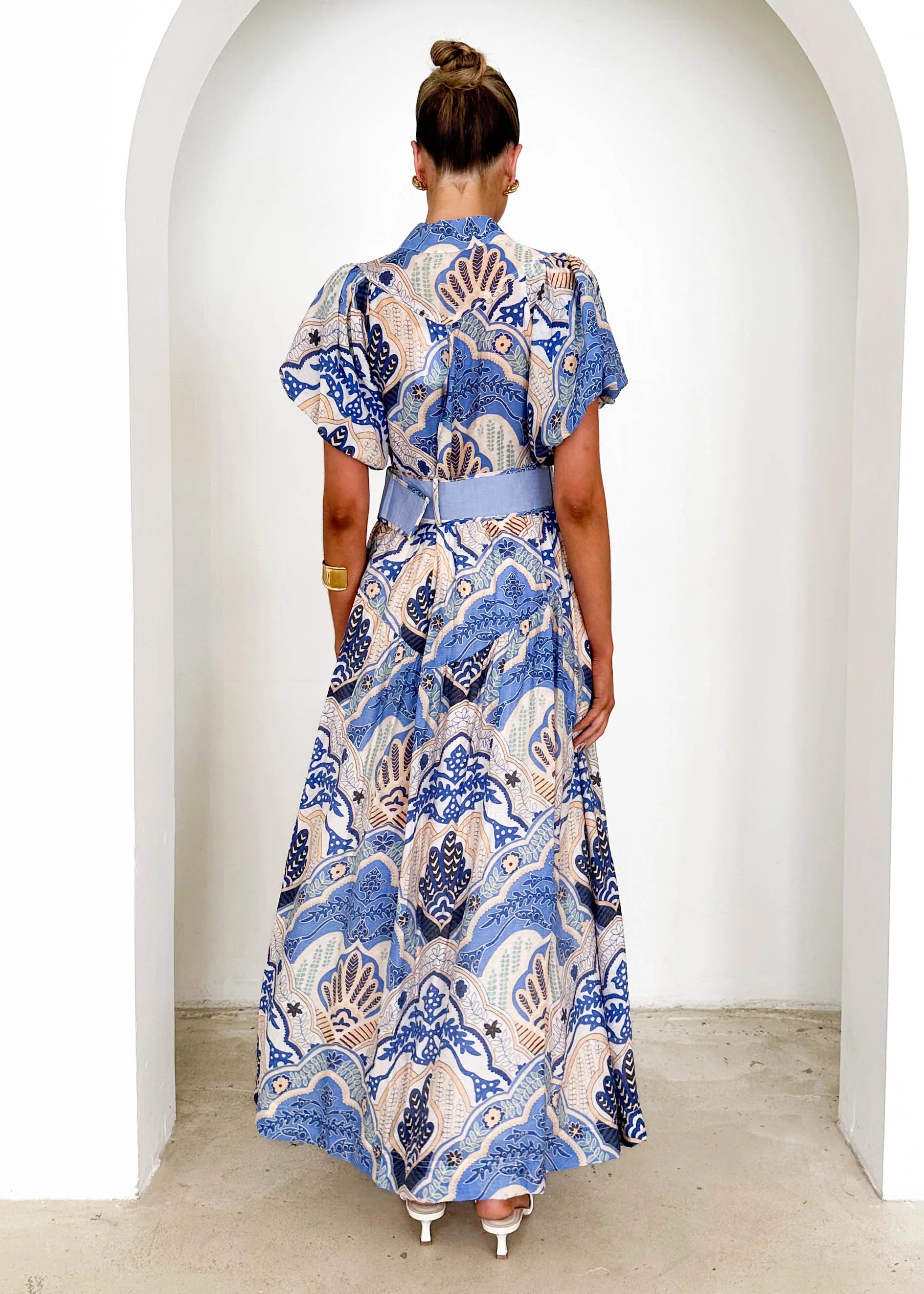 Ciroc Maxi Dress - Blue Paisley