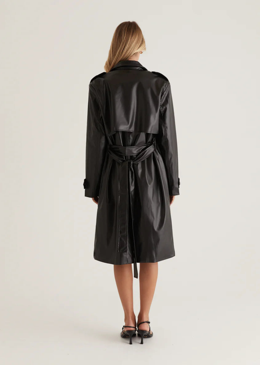Ria Pu Trench - Black
