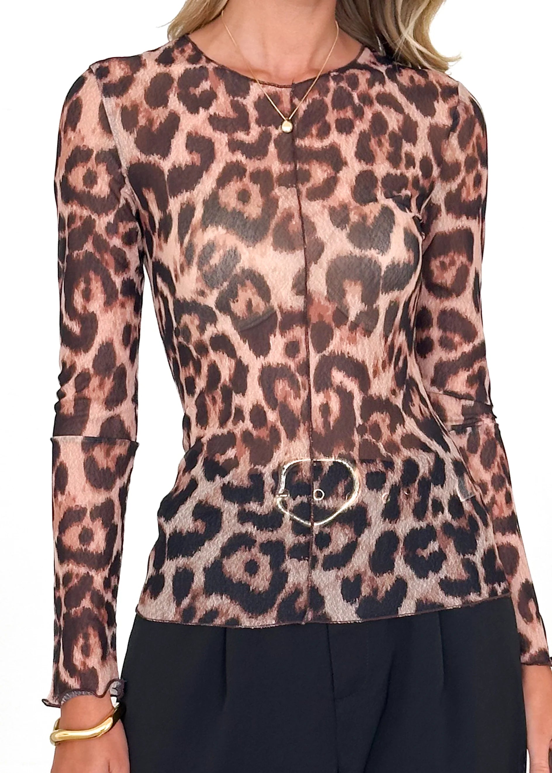 Willa Top - Leopard