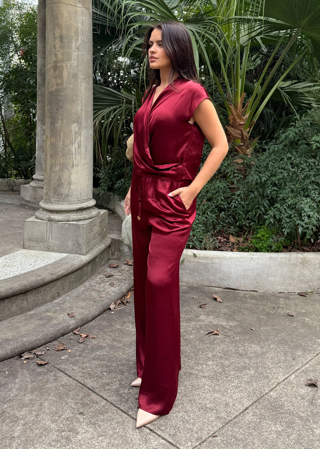 Charlie Top - Burgundy