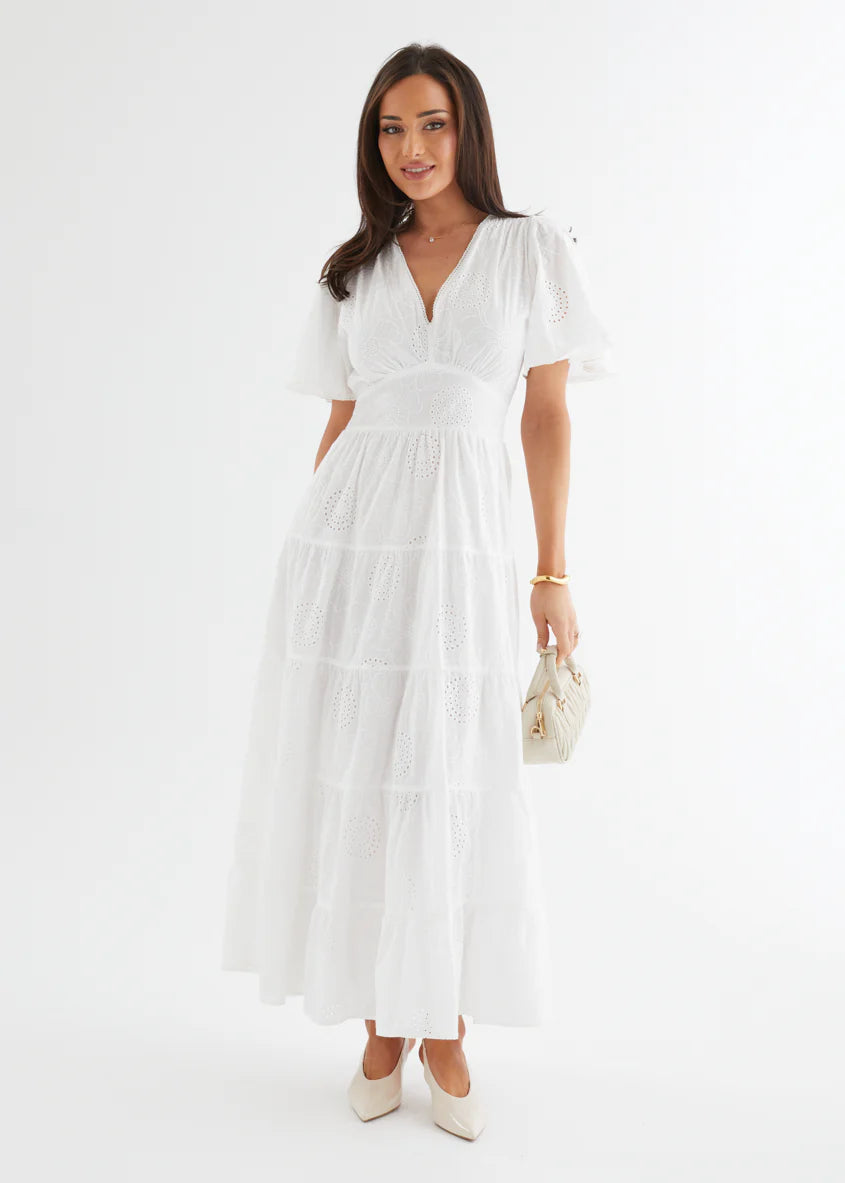 Alexa Maxi Dress - Off White