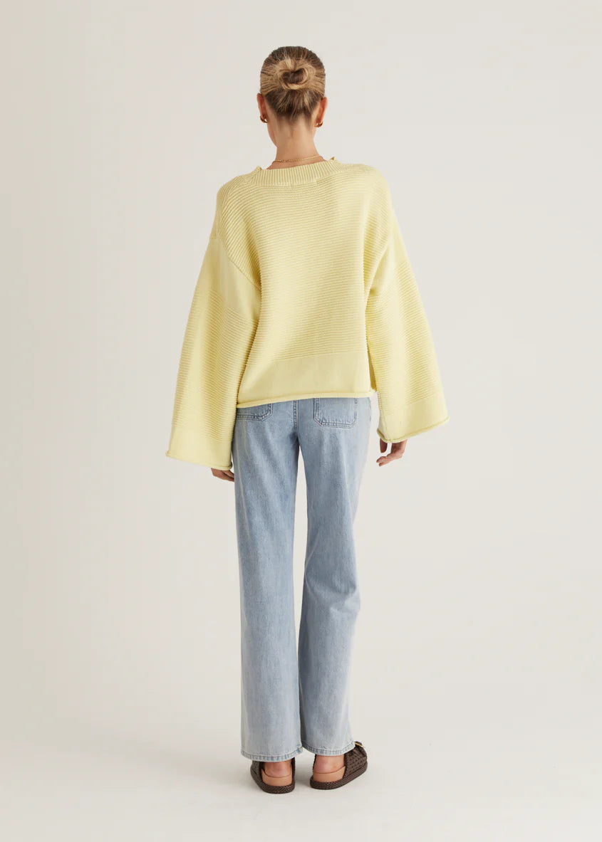 Marsielle Sweater - Lemon