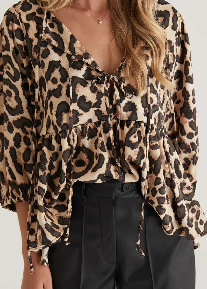 Rodeo Blouse - Leopard