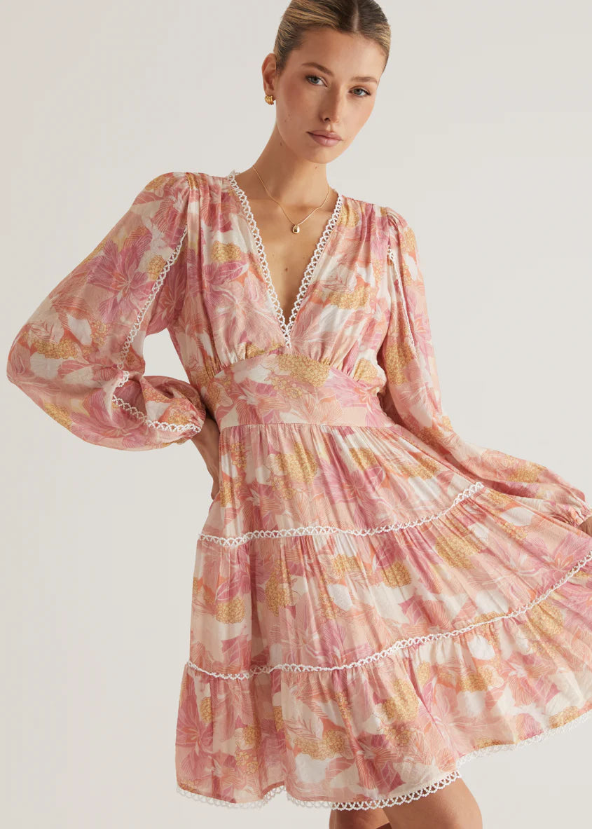 Palomar Dress - Blush Floral