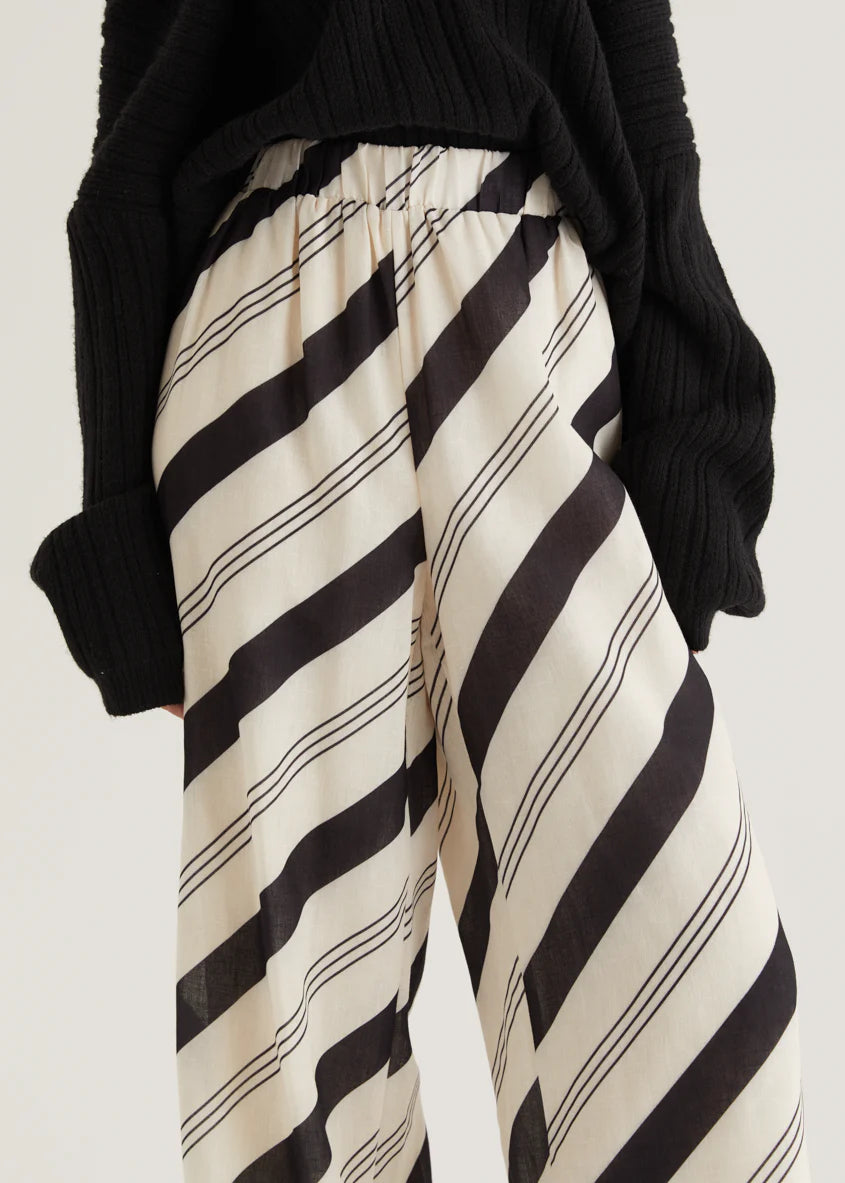 Jessa Pants - Black Stripe